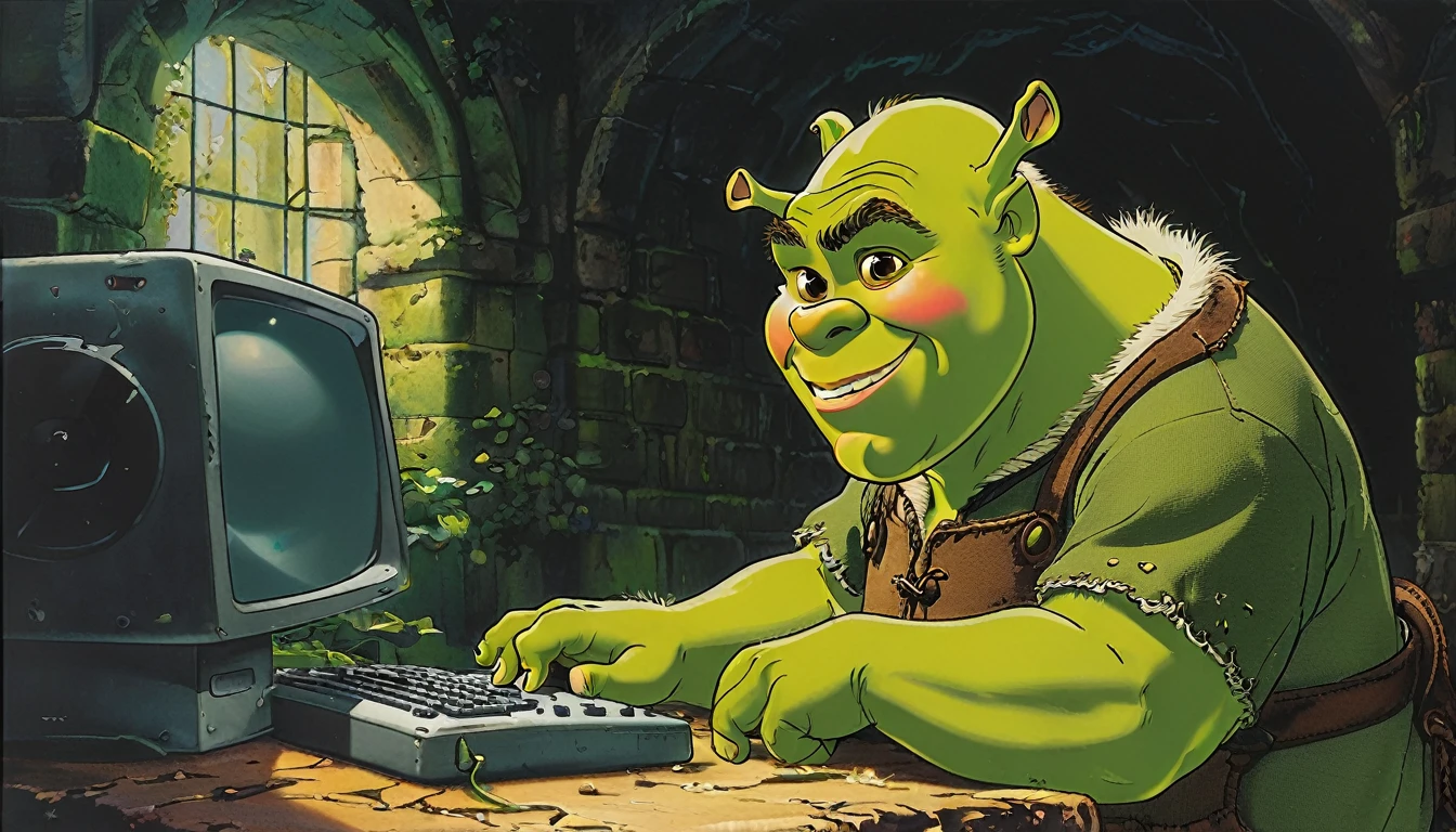 shrek is programming, computers, program, Code, shrek