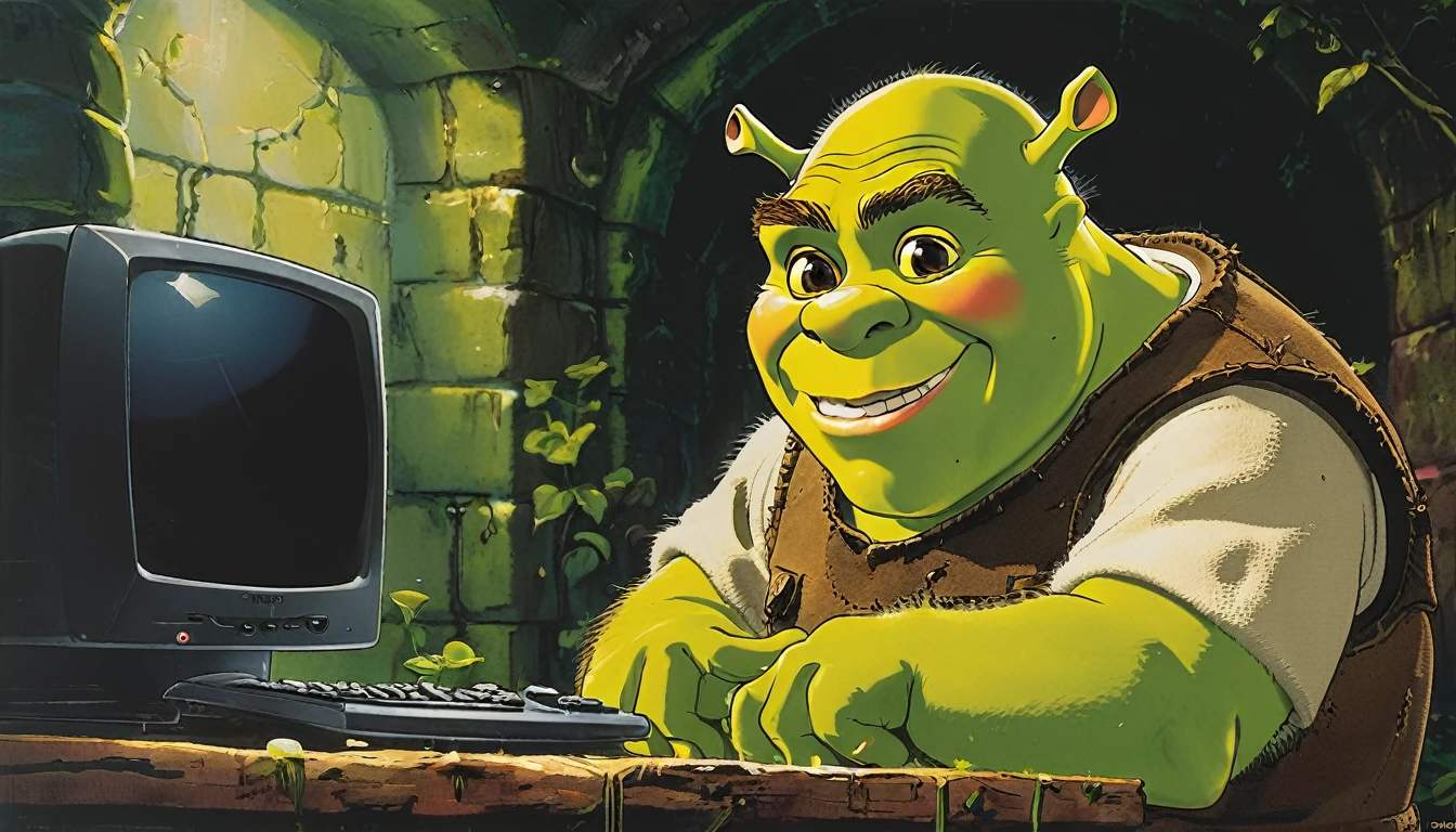 shrek is programming, computers, program, Code, shrek