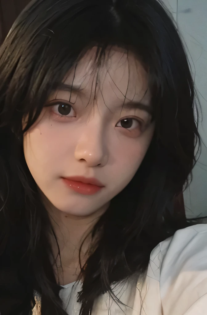 8K,best quality, masterpiece, Ultra-high resolution, (Reality:1.4), RAW photos, (Real skin texture:1.3), (Film Grain:1.3), (Selfie Angle),1 Girl,Beautiful and detailed eyes and face,masterpiece, best quality,close up,Upper body,
