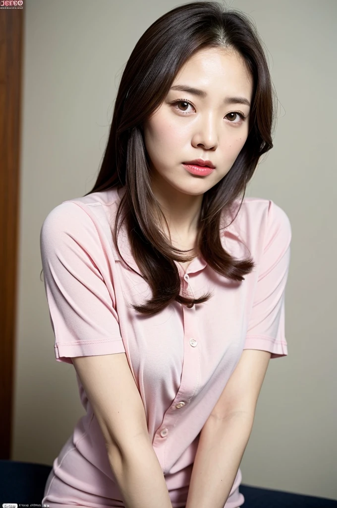 Mature Milf Young,Office Clothes,Erotic style,So cute,whole body,Beautiful soft skin perfect face perfect face,Gorgeous long brown hair,8K resolution,Ultra-realistic,Super detailed,high quality,Erotic beautiful immature woman in fashionable ,(Look at the viewers)
