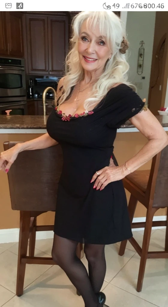 Beautiful old woman, smile,sexy,80 years old, curly hair,sexy,wearing a pearl necklace,Beautiful older woman, cute,smile,sexy,80 years old,,sexy,wearing a pearl necklaceold woman,busty,Curly hair