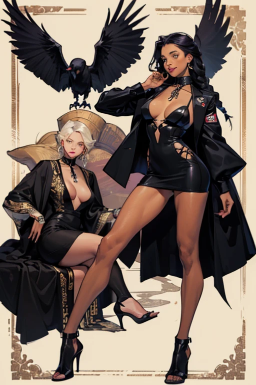 Masterpiece, Professional, High Definition - quality, sharp focus, perfect artwork, Best Illustration, trending on artstation, UHD, 4k, full body, NSFW
Fair skinned African American women with huge breast medium ass topless wearing silver hoop earrings skinny pants and retro Jordan’s with tattooed arm stepping out of a framed painting