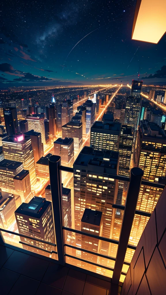 Night view from a spectacular spot