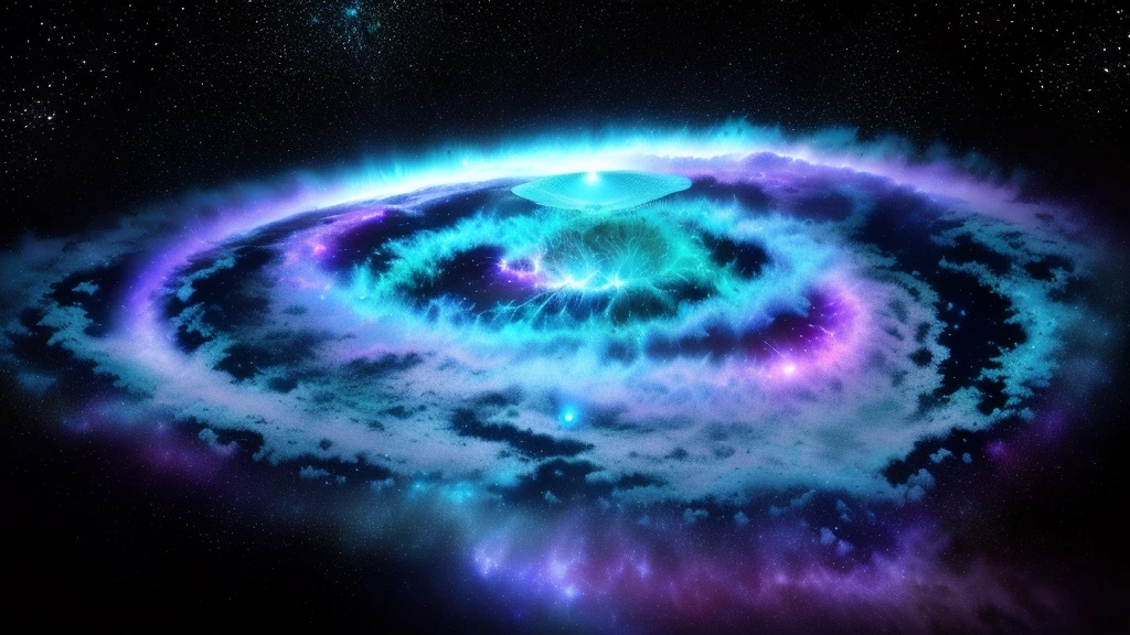 universe,Close-up of a spiral object in the dark, Nasa Photos, Strange magnetic anomalies, Nasa Photosgraph, アメリカ航空universe局 イメージ, NASA credits, cyber magnetosphere, science photography, Strange attractor, Blue circular hologram, Nasa Photoss, Accretion disk, Swirling bioluminescence energy, Distant nebulae are glowing algae, NASA Photos, Swirling Water Cosmos