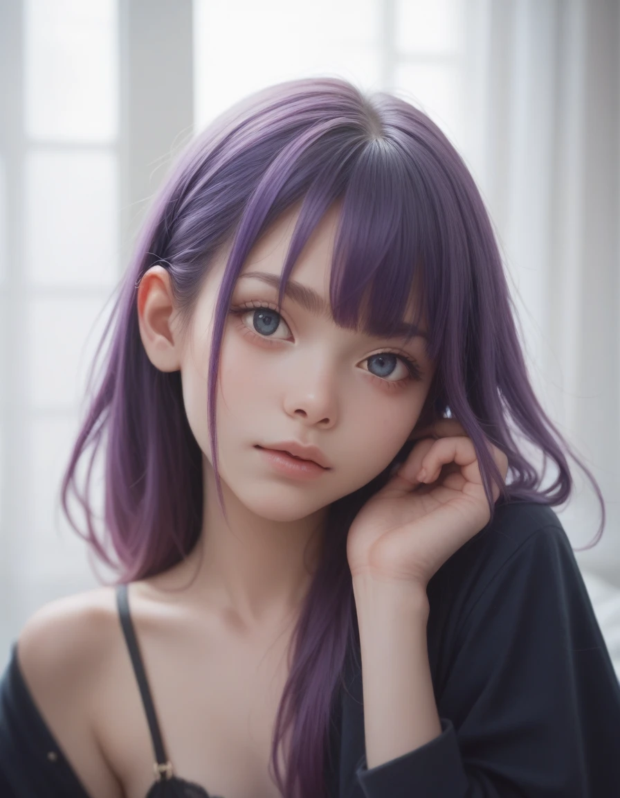purple hair