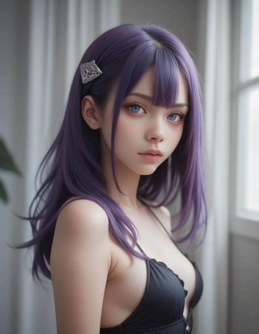 purple hair