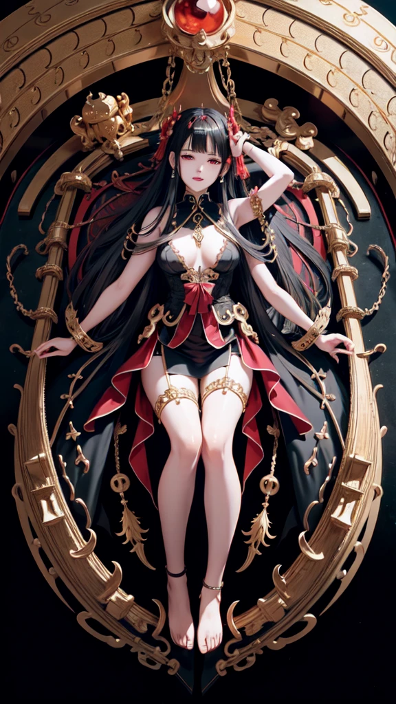 Surrealistic art of the underworld Yama Palace,complete scene,Keep,arms,Chain,Keep_coffin,,Naihe Bridge,Luminescence,Keep_Iron cable,,Keep_Red spider lily,Huangquan,Luminescence_Eye,Yama,_novel,space,Ten temples of Yanra,Little Ghost,
light,Strong contrast,Rich in details,best quality,masterpiece,White background,. Extremely high-resolution details,photography,Realism is pushed to the extreme,Delicate texture,Lifelike,. Extremely high-resolution details, photography, Realism is pushed to the extreme, Delicate texture, Lifelike