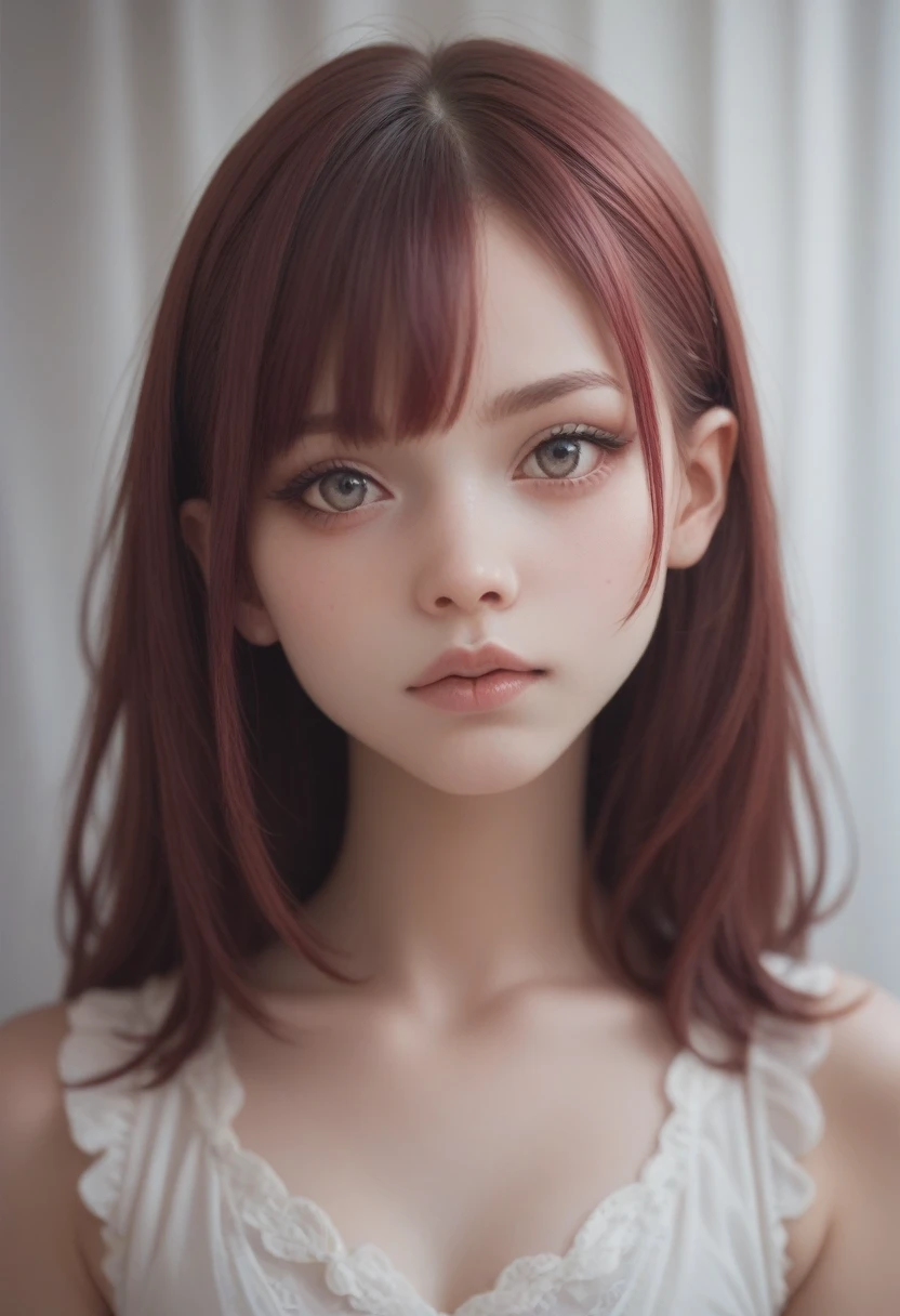burgundy hair