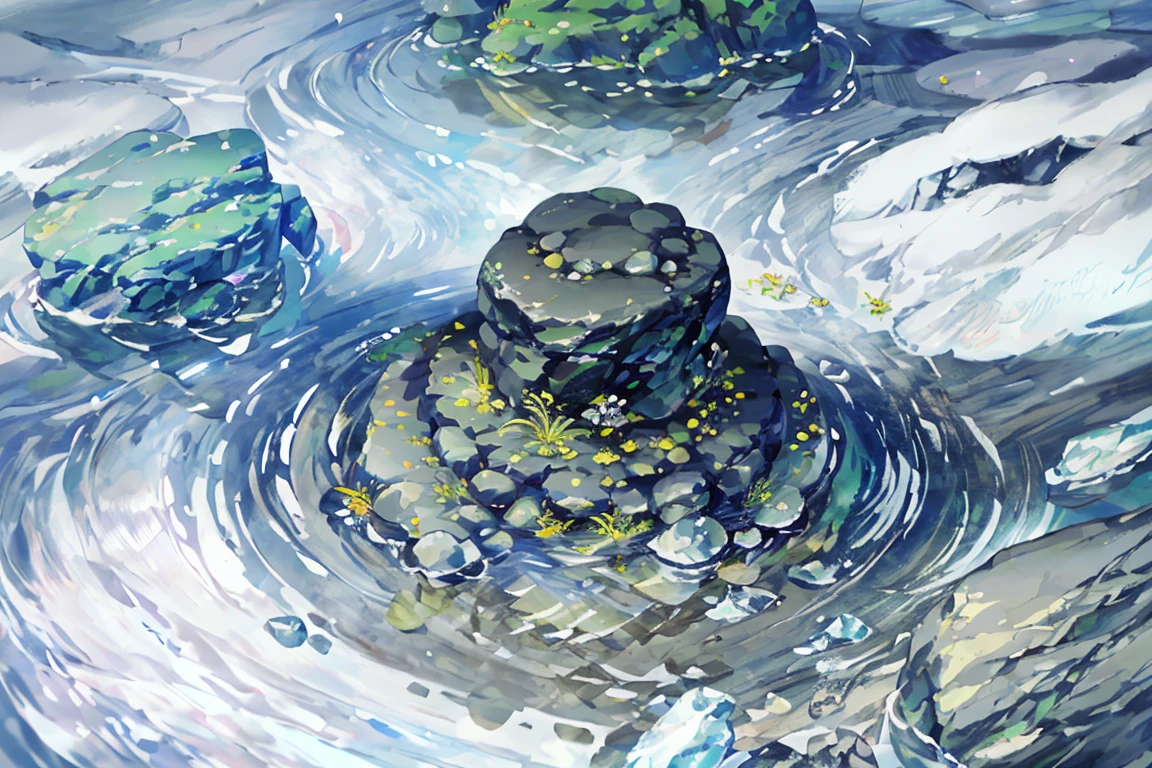 summer, rocky area, rock formation, 거대한 diamond rocks, There are diamonds on the floor, crystal rock (illustration : 1.0), Narrative construction, realistic lighting, HD detail, masterpiece, best quality best, (Highly detailed CG integrated 8k wallpaper), rocky area, diamond pillar, diamond rocks