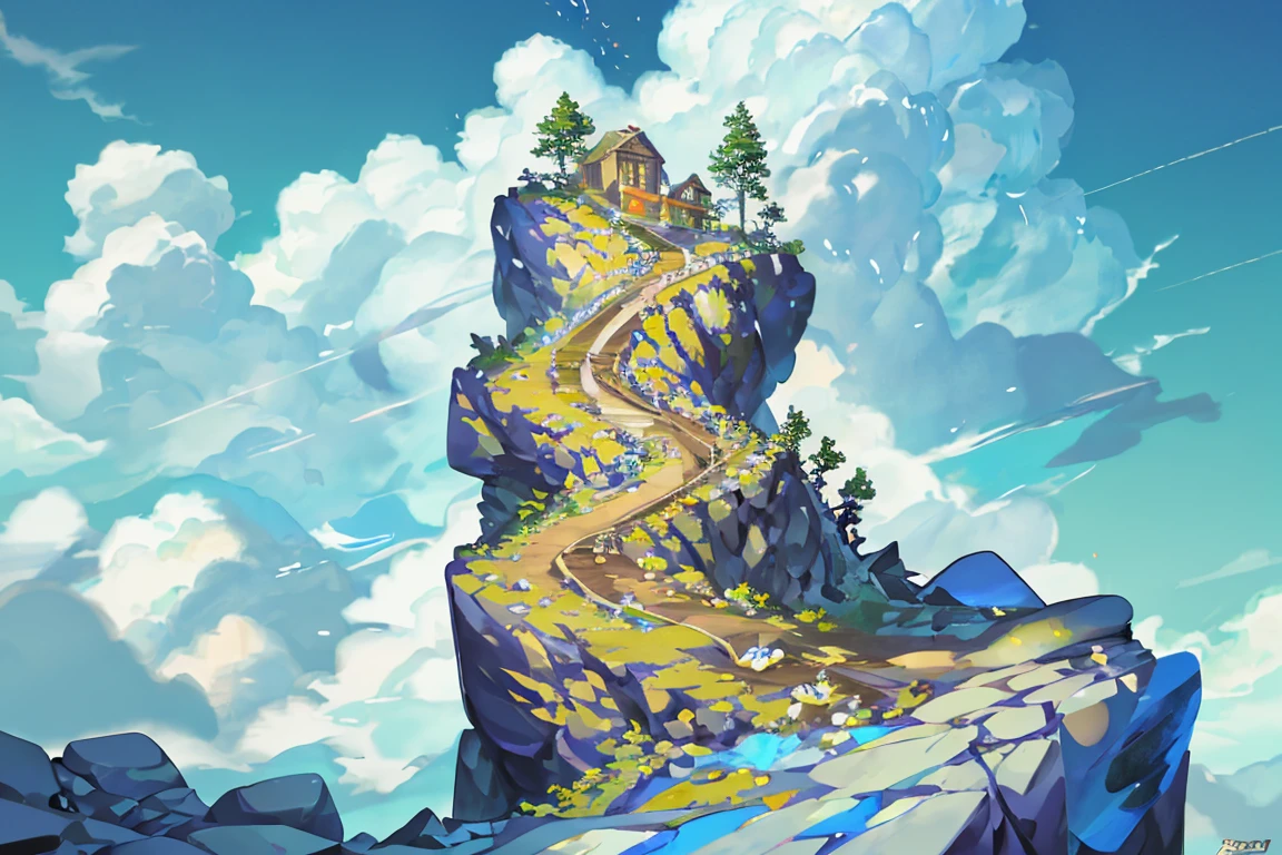 summer, rocky area, rock formation, 거대한 diamond rocks, There are diamonds on the floor, crystal rock (illustration : 1.0), Narrative construction, realistic lighting, HD detail, masterpiece, best quality best, (Highly detailed CG integrated 8k wallpaper), rocky area, diamond pillar, diamond rocks
