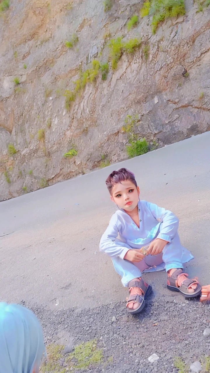 girl, long brown hair, gray eyes, Sharp features, white skin, pink lips, wavy hairstyle, sweater, brown jacket