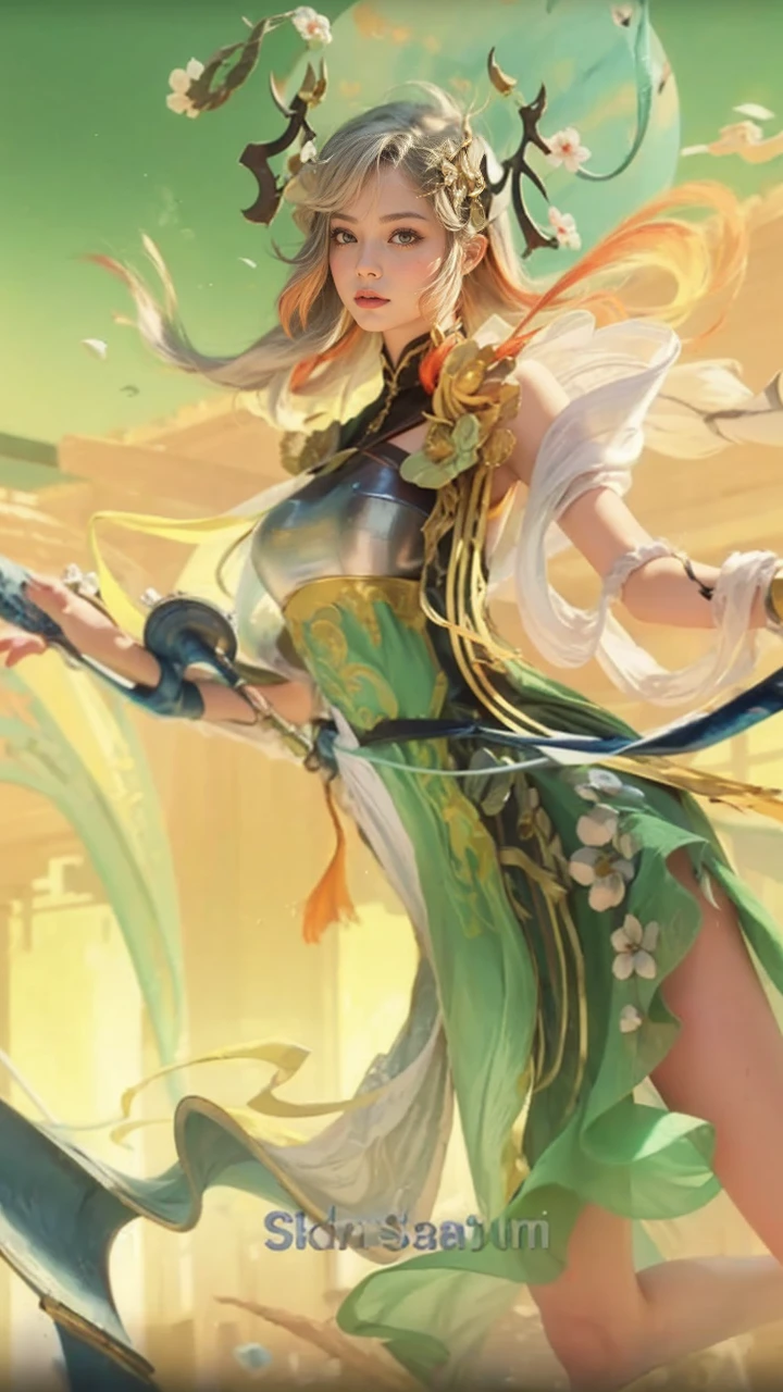 8k, best quality, highres, realistic, real person, A solitary warrior in a suspicious arena setting, without the demon lord. The warrior, lightly armored and with a sly smile, wields a large, ornately decorated axe. They have short red hair. The background is a mysterious and ominous arena, with a sense of danger and suspense. The lighting is dim and dramatic, enhancing the warrior's intense and cunning appearance.
