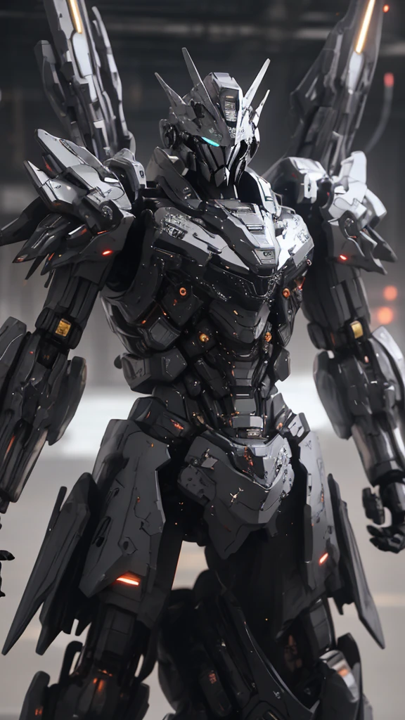 Aesthetic film photography, grain film, cinematic, science fiction, military science fiction, genetic engineering gone wrong leads to mechanical creatures. Knight, elemental, robotic, dazzling, sulfurous, total darkness, glowing eyes.
,mecha\(hubggirl)\,LegendDarkFantasy,DonM3l3m3nt4lXL,charcoal \(medium\),cyborg style,cyborg,glitter,android,DonMM1y4XL,niji5,monster,BJ_Gundam,WARFRAME, colorful_sty