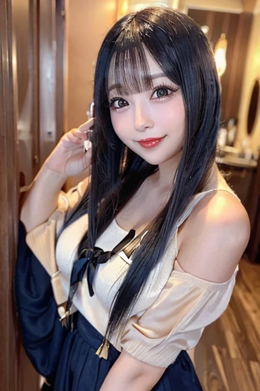 (((A real beauty))), RAW Photos, Black Hair、folder、Round eyes、False eyelashes、Straight Hair, correct、Pink lipstick、Striped Hair、Brown Hair、Blue Hair、(Dark blue hair)、(Gradient Hair)、Asymmetrical Hair、Hair behind the ear、Crossed bangs、Long Hair、(お尻までLong Hair)、Long Hair、Straight bangs、Smooth, silky hair、Hair up on one side、とんでもなくLong Hair、Light brown eyes、Ring Eye、Round eyes、Wicked Smile、A light smile、Cast a Shadow、(Extraordinary presence)、Atmospheric perspective、Backlight、Exposure、Lens flare、、最high quality、超High resolution、超High resolution、Very realistic, masterpiece、correct、Textured skin、high quality、最high quality、Awards、32k, 髪のfolder、Cunning、A light smile、Shy laugh、Redness in the ears、correct、Subjective、Shine、360° View、Very detailed、超High resolution、解剖学的にcorrect、masterpiece、Emphasize the chest、High resolution、High detail、Long eyelashes、A slight blush、Compensate, (((Full Body Shot)))、Arms raised pose、Shooting from a distance、Various angles of view、