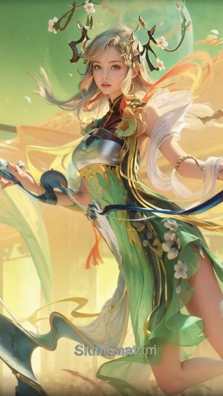 8k, best quality, highres, realistic, real person, A solitary warrior in a suspicious arena setting, without the demon lord. The warrior, lightly armored and with a sly smile, wields a large, ornately decorated axe. They have short red hair. The background is a mysterious and ominous arena, with a sense of danger and suspense. The lighting is dim and dramatic, enhancing the warrior's intense and cunning appearance.
