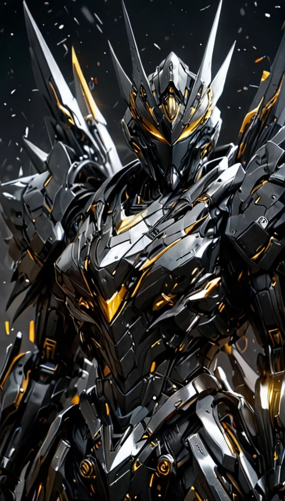Aesthetic film photography, grain film, cinematic, science fiction, military science fiction, genetic engineering gone wrong leads to mechanical creatures. Knight, elemental, robotic, dazzling, sulfurous, total darkness, glowing eyes.
,mecha\(hubggirl)\,LegendDarkFantasy,DonM3l3m3nt4lXL,charcoal \(medium\),cyborg style,cyborg,glitter,android,DonMM1y4XL,niji5,monster,BJ_Gundam,WARFRAME, colorful_sty