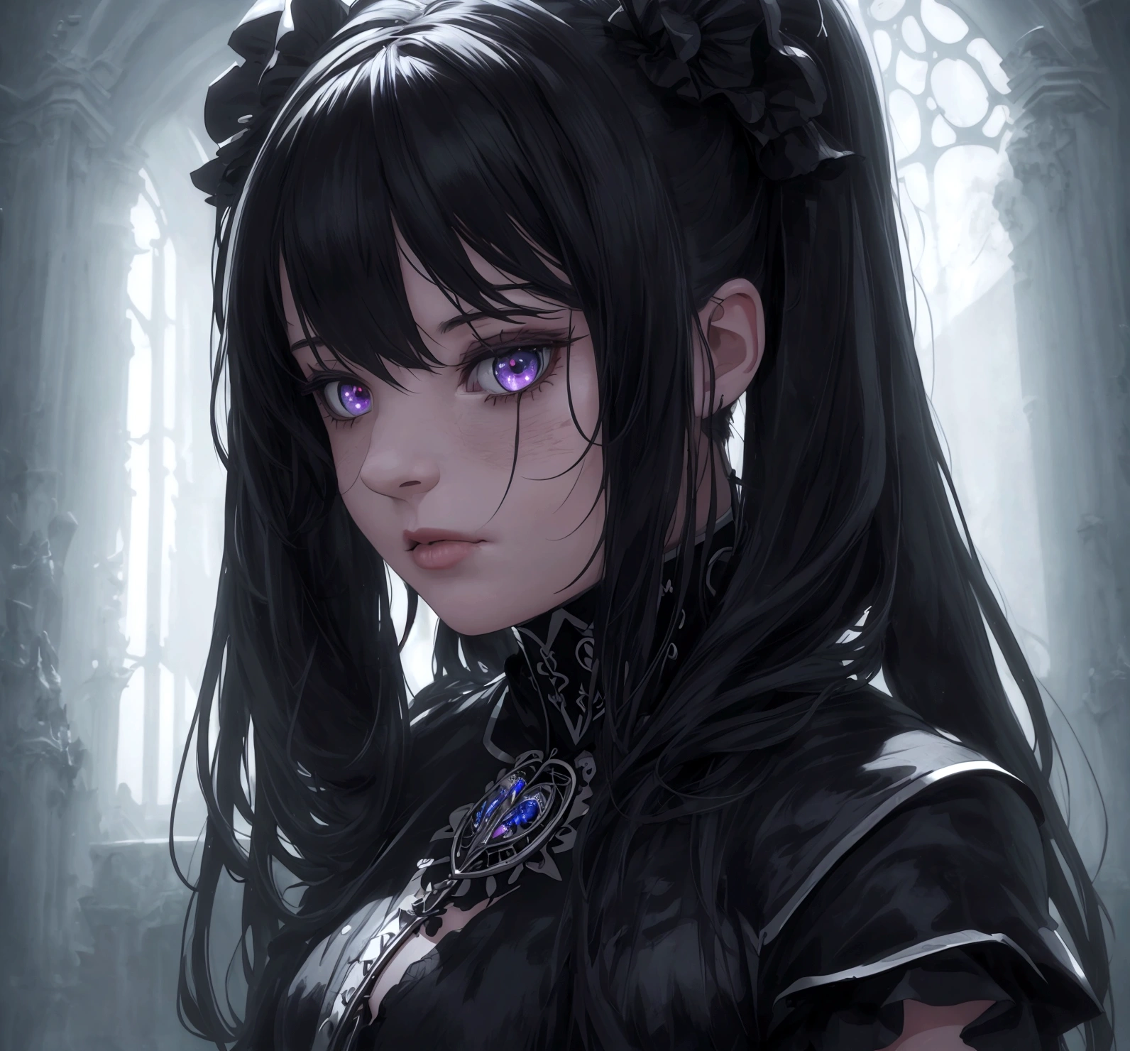 (Best quality,4k,8k,highres,masterpiece:1.2),ultra-detailed,(realistic,photorealistic,photo-realistic:1.37),dark fantasy,magical girl,gothic,twin tails,big sword,anime,dramatic lighting,cinematic,intricate details,dramatic atmosphere,epic scale,vibrant colors,chiaroscuro,volumetric lighting,moody,dynamic composition