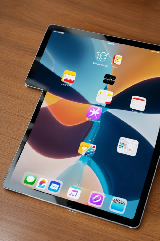 Image of the iPad M4 processor in 4K high resolution 