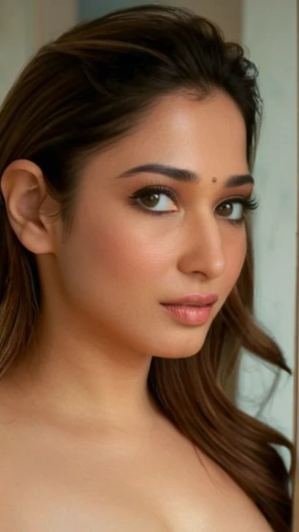 Half body bustshot potrait, Realistic still of a nude woman,highly detailed face and body,(( seducing)),((tamhwx woman)),((nude)), beautiful eyes ,emotional, harmonious, vignette, 4k epic detailed, shot on kodak, 35mm photo, sharp focus, high budget, epic, gorgeous, film grain, no  makeup,grainy, (Raw photo:1.1), ((Full body Portrait)), indian nude girl, ((tamhwx woman)) , (white, Minimalism but extremely beautiful:1.4), (intricate details, masterpiece, best quality:1.4) , i flat color, toon shading, cel shaded style, looking at viewer, outdoors, day, highly detailed face, ((tamhwx woman)), beautiful eyes, cute, enchanted, magic, stunning, intricate, elegant, highly determined, colorful, light, divine atmosphere, sharp focus, inspired, glossy, illuminated, complex, fine detail, professional, ambient, new, expansive, dynamic color, artistic, symmetry, best, polished, futuristic, cool, awesome