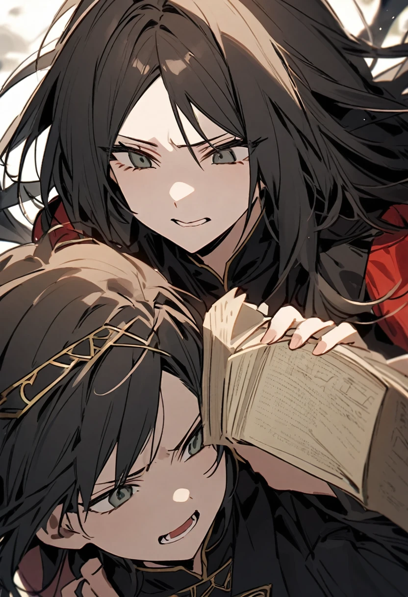 A pair of murderous siblings with no emotions. The elder sister is crazy and the younger brother is calm.