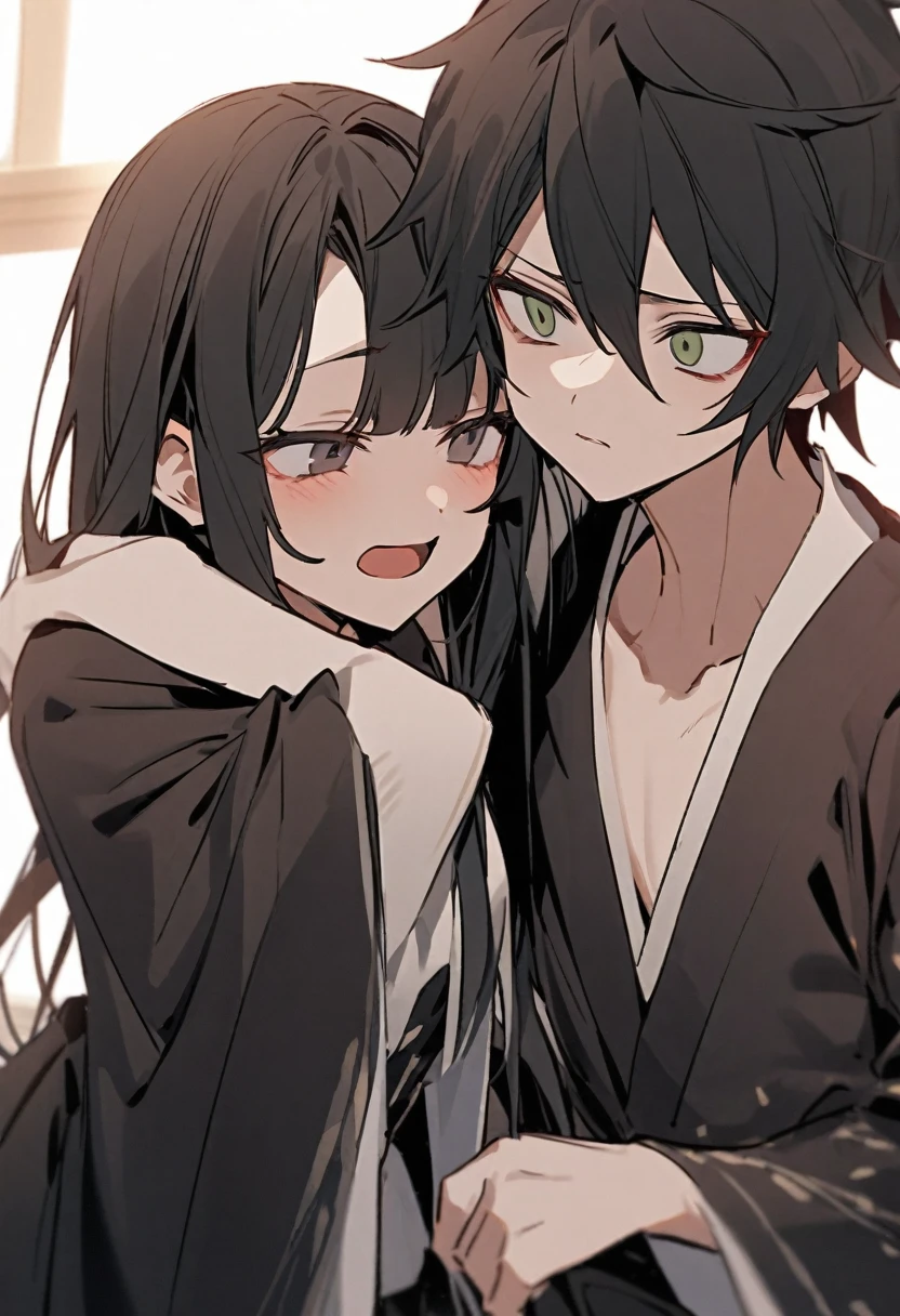 A pair of murderous siblings with no emotions. The elder sister is crazy and the younger brother is calm.