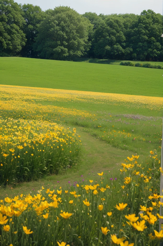 field of flowers