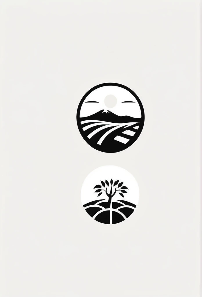 Logos of fashionable Japanese farms and landscaping companies
Pretty cool
chic and modern design
monotone
with lush nature
The background is white