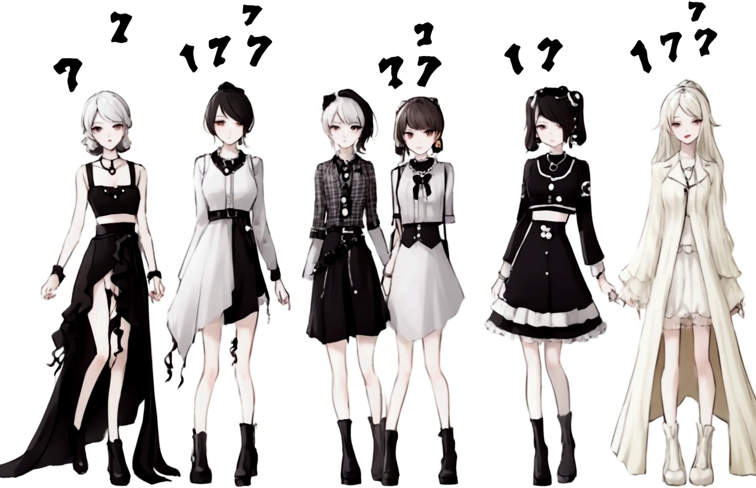 [ 6 Members ] Dark OutFit , At the Stage 