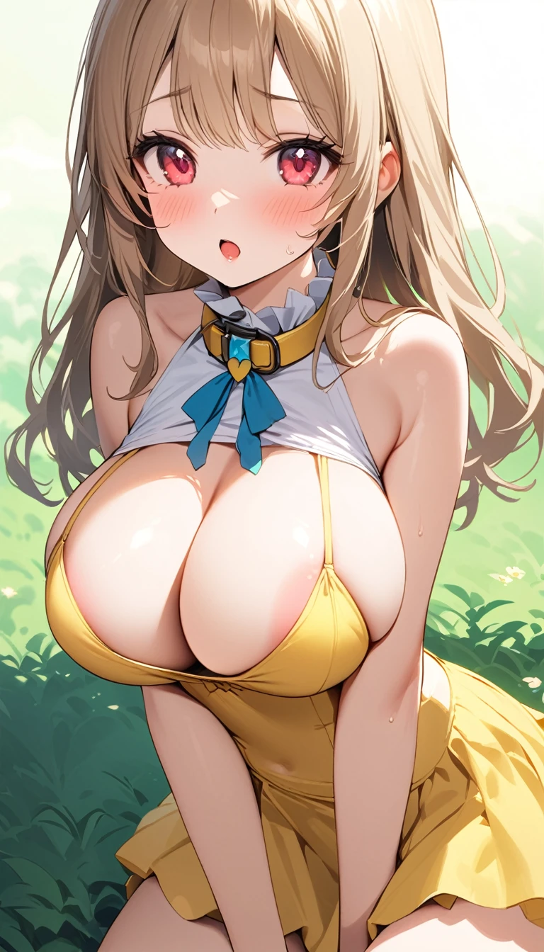 {{{{{16k,  in the first  of junior high school takes a pill and her tits suddenly swell up into big breasts and her waist gets narrower and more feminine, attracting the eyes of many, and she is just so shy, When I put the collar on her, she recognized me as this girl's master}}}}},{{{{{Ultra High-resolution realistic movie of neat virgin junior high school girl's as pretty as a actress in Grass schoolyard, She's in the middt she's too well developed, her tits are too beautiful, She's a junior high school girl with no makeup and no polish but her body is glamorous, She's a virgin but she's popular popular popular and she just has an aura of being popular}}}}},{{Extremely detailed}},{{{{{dye her cheeks flush and integrated her head pure small, thick lips, Enchanting thick gross idol's Lips}}}}},{{{{{dark colored bang hair}}}}},{{{{{She get more attractive and smoother her body, her expression and appearance are transformed into that of a pure, Her white tits are so fluffy, and are depicted in great detail, but her sex appeal from her neck fills the schoolyard, her bodyline and tits and hips are getting cuter and cuter, She has been reborn as a pretty one-in-a-thousand-year girl with a sparkling aura of cuteness}}}}}