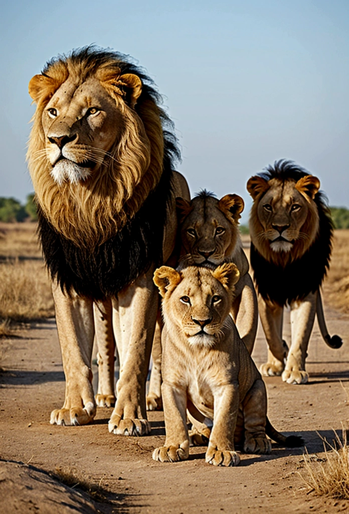 Lion family