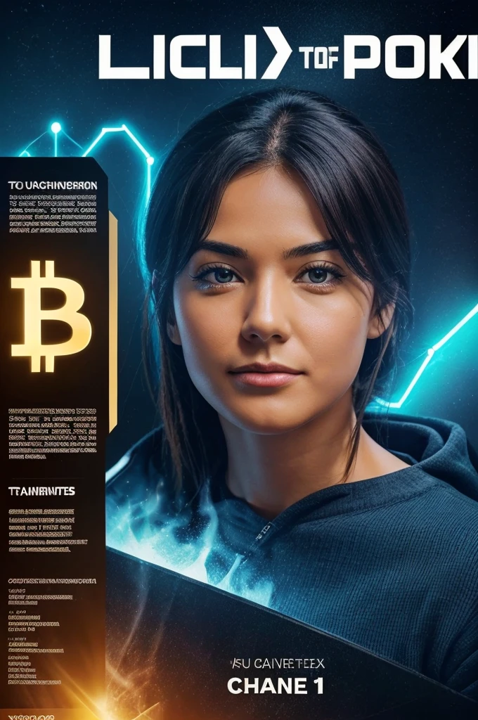 Create a poster of taking channel of crypto portfolio 1 lacks to 20 lacks by next 2025 end