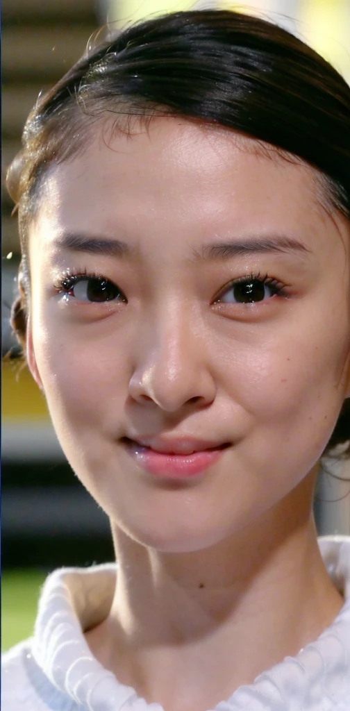 (4k, raw photo, best quality, highres:1.1), (realistic, photo-realistic:1.2), Emi Takei,
1girl, solo, eye focus, blurry, (detailed eyes:1.3), (fine complexion:1.3), parted lips, long eyelashes, ( facing viewer, looking at viewer:1.5), F/1.2,