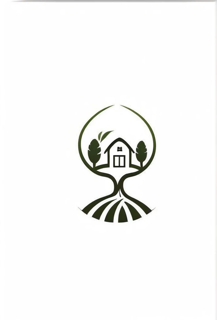 Fashionable farm, landscaping company logo
Pretty cool
chic and modern design
monotone
with natural greenery
The background is white