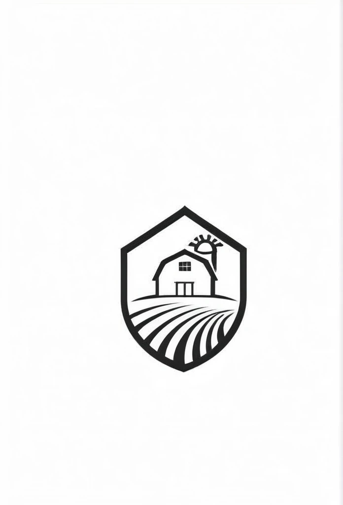 Fashionable farm, landscaping company logo
Pretty cool
chic and modern design
monotone
with natural greenery

The background is white