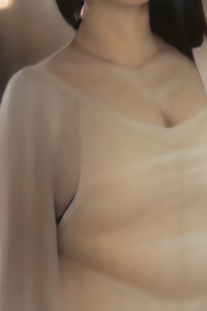 (((Ultimate Photorealistic, ultimate high-quality 32k photo))),(((American-shot photo taken from the front, looking at viewer seriously ))),(((( Seductive pose, 7 heads、Staring Intently :1.8)))),(((A simple, elegant, orthodox short-sleeve business blouse made of pure white, extremely thin fabric with a wide V-neck., Soaking wet、She is looking straight at the camera with a very shy look on her face.。light makeup、elegant black wet middle bob。An elegant white very thin choker:1.4)))。((Highest quality)), ((masterpiece)), (((detailed))), (midnight ,A modern train station platform in Tokyo on a dark, pouring, stormy night, Low Key Lighting:1.6)、(((A very beautiful, extremely elegant and intelligent 42 year old Japanese woman。A feminine, curvaceous body。An extremely elegant, calm and modest smile, Being drunk、My eyes are extremely watery、I am extremely horny、embarrassed ,blush, Curvy Body、Extremely realistic, detailed and beautiful depiction of the face and waist:1.9)))、(((The skin is white and very smooth。A very hot rainy summer night、I&#39;m pretty sweaty、My clothes were soaked and pretty see-through.、When wet, it sticks tightly to the skin, revealing the beautiful lines of the body.、The skin is clearly visible through the extremely thin fabric.:1.9)))。(((A simple and elegant business pencil skirt in a plain navy blue knee-length,The clothes fit the body very well:1.8))), ((Healthy Body、The line of the chest, collarbone and décolletage are extremely beautiful.:1.9))。(((large&good hips、large&nice chests )))