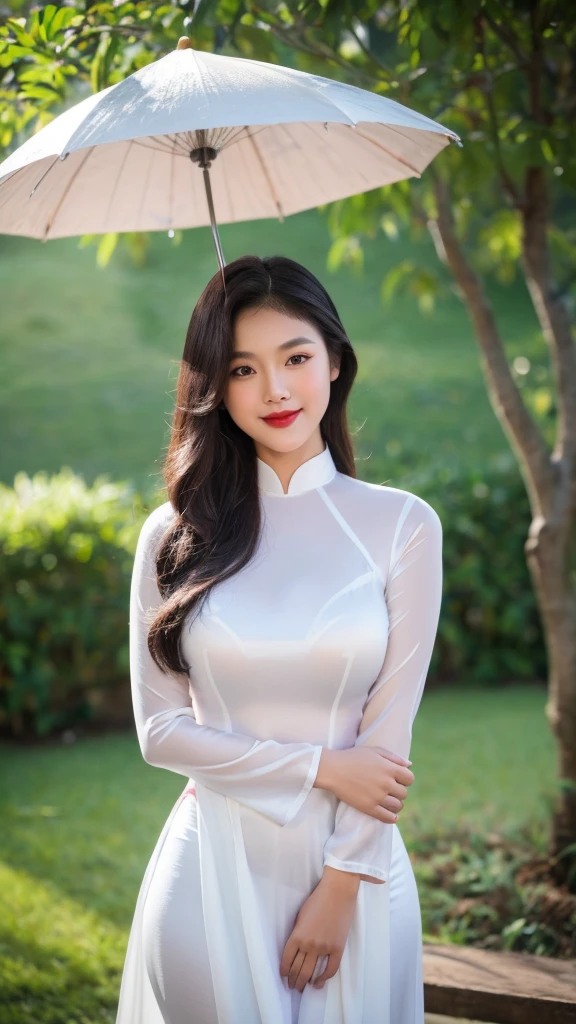 detailed body, attractive body, perfect human body, realistic face,
(ultimate quality, masterpiece, highres:1.0), realistic:1.6, photorealistic,
[8k UHD photos, UHD high quality photos, Super detailed and super clear images],
Close-up of 2 Vietnamese girl with a beautiful face and balanced body, leggy, round face, big round eyes, Charming smile, Red lips, long curly eyelashes, big dimples, pointed chin, plump face, Her face resembles Tuyet Linh, Tall and plump figure, line bra,
wearing a bright and white shiny satin silk ao dai, Two girls stood hugging each other in the rain, pose sexy,
Satin silk ao dai,