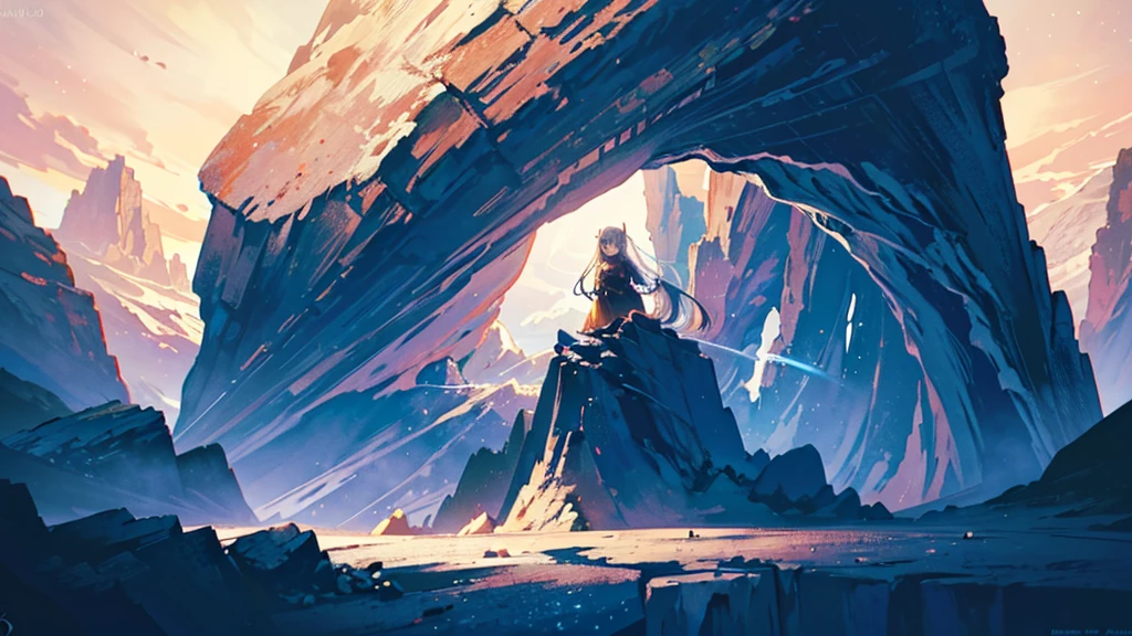 1 Girl, mature, Long silver hair, night, Mountain, Aurora, moon,((Random Camera Shooting 1.4)),(Random body poses:1.4),girl sitting on rock at peak of Mountain during night looking up of sky Aurora,
Volumetric lighting, Dynamic Lighting, Dynamic configuration, reflection, Caustics, Scattered under the surface, (masterpiece, Highest quality, Very detailed, Best Shadow), High Contrast, (Best lighting, Very delicate and beautiful), ((Cinematic Light)), colorful, Hyper Detail, Dramatic Light, Intricate details, Stunning gradient colors, No watermark signature,(Detailed Background),(Very detailed), (Best Shadow:1.1)+++++,(High Contrast)+++,(Best lighting)+++,