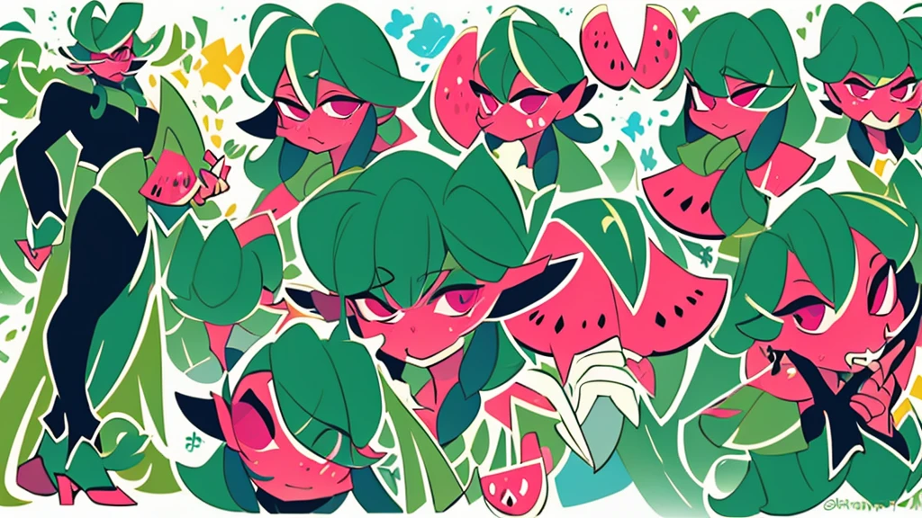 reference sheet, water melon