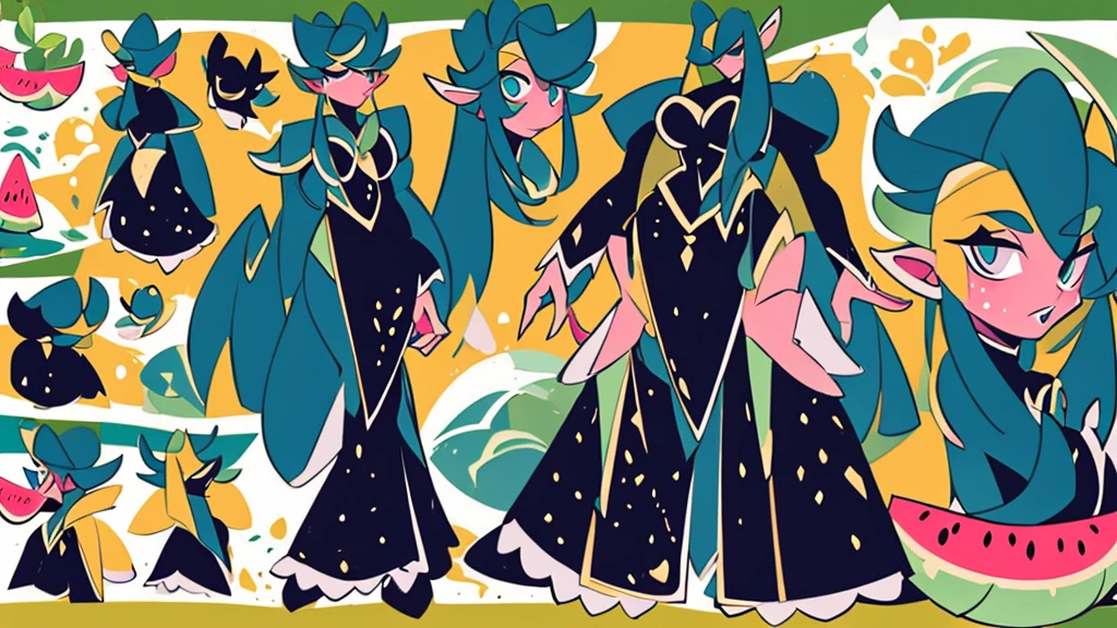 reference sheet, water melon