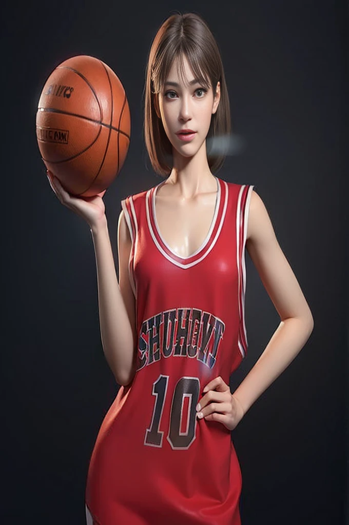 Hello, Highly detailed RAW color photos, Toned physique, (elegant, Beautiful Face), (Detailed skin), (Oil:0.6), (tesla cOil:0.4), Soft lighting, (Side lighting:0.8), Cast a Shadow, Deep Focus, Photographed with Leica 10772 MP, 85mm Macro Lens, debt/8 apertures, Movie stills, (office lady, sexy), Long Hair, Fashionable Princess, (Highly detailed face) (Very detailed and expressive eyes), (((small_chest,finely detailed small nipple, chest out,Exhibitionism))) ,Revealing clothing