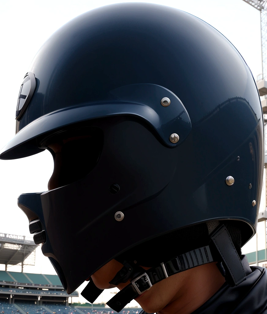 Koshien Stadium Blue Sky Black Helmet