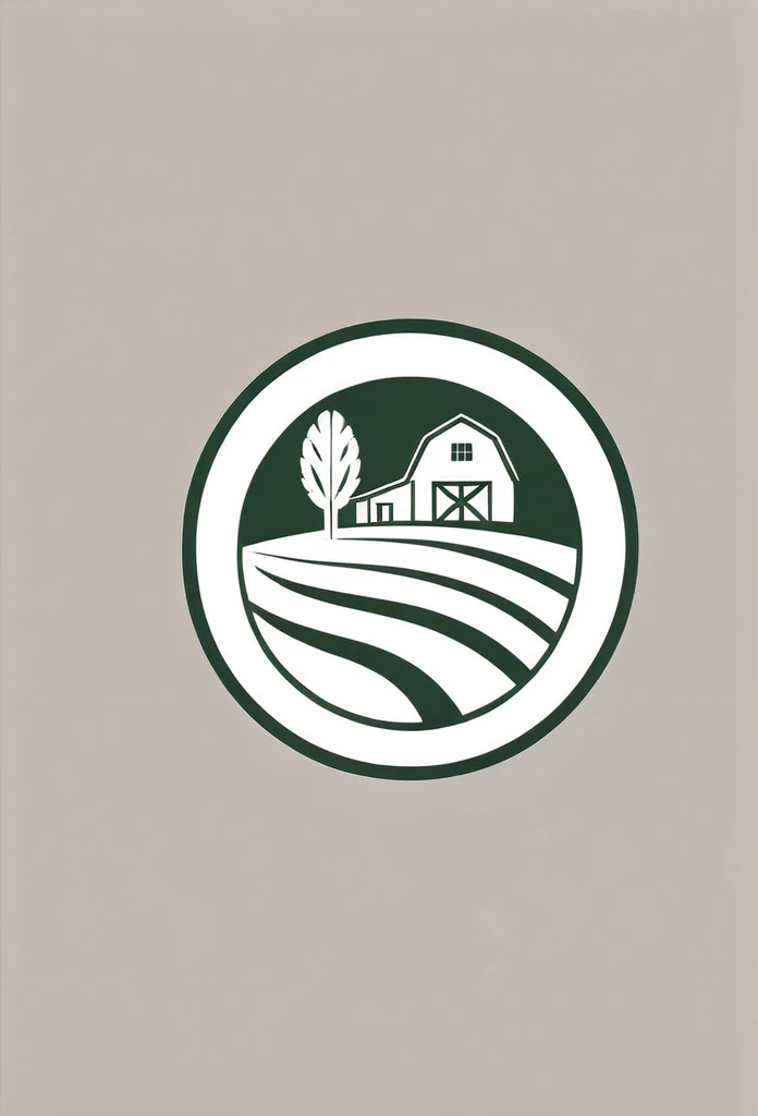 Fashionable farm, landscaping company logo
plant
Pretty cool
chic and modern design
monotone
with rich greenery

The background is white