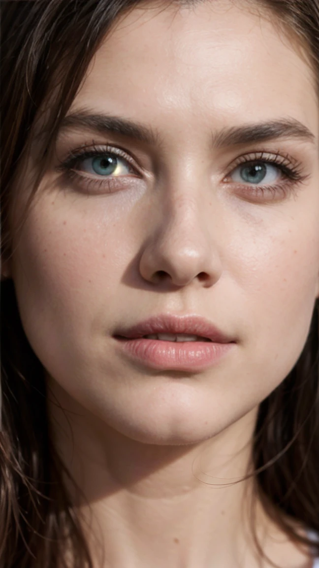 (Photo brute:1.2), (photorealistic), Beautiful detailed girl, very detailed eyes and face, bwaterx yeux détaillés, high resolution, very detailed, best quality, [head of&#39;artwork:1.6], illustration, very detailed, fine detail, best quality, 32K Fond d&#39;screen, printemps de montagne qui coule, calm flower field near the&#39;water, against the background of&#39;gigantic trees and mountain peak covered in snow, intricate details, beautiful turkish girl , forme du corps parfaite, medium natural breast, pwater pâle, wavy hair, Red lips, corps sportif , short super court et soutien-gorge de sport, pose sexy, full body photo,
