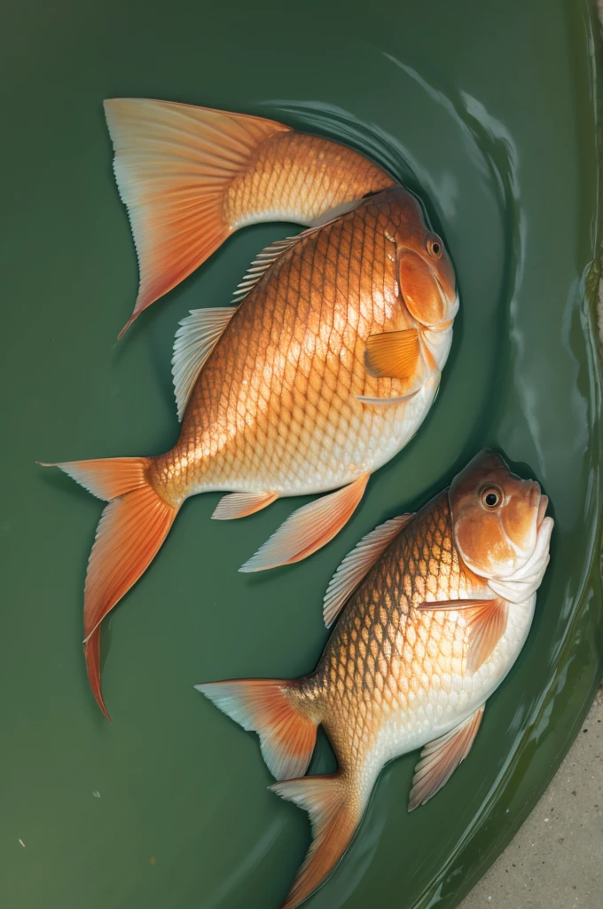 a carp with glasses