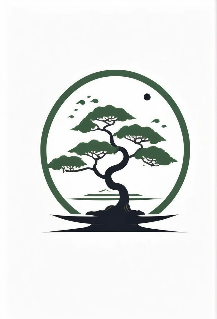 Logos of fashionable Japanese farms and landscaping companies
traditional Japanese bonsai
Pretty cool
chic and modern design
monotone
with rich greenery
The background is white
