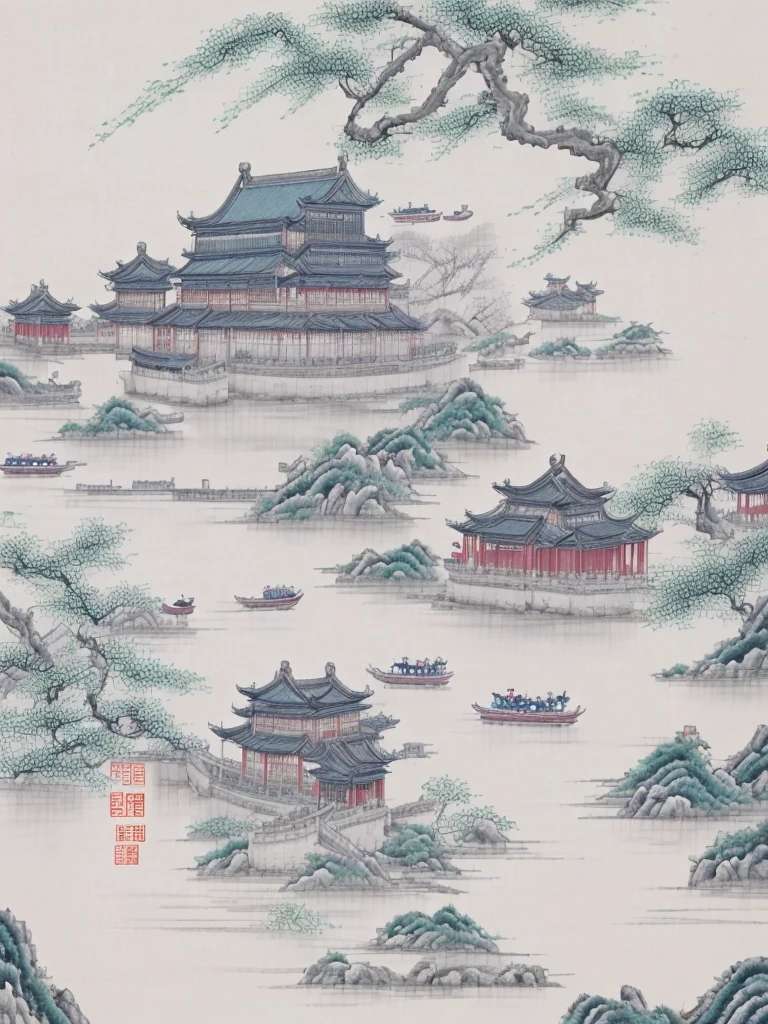 Suzhou,Hand Painted,Chinese style