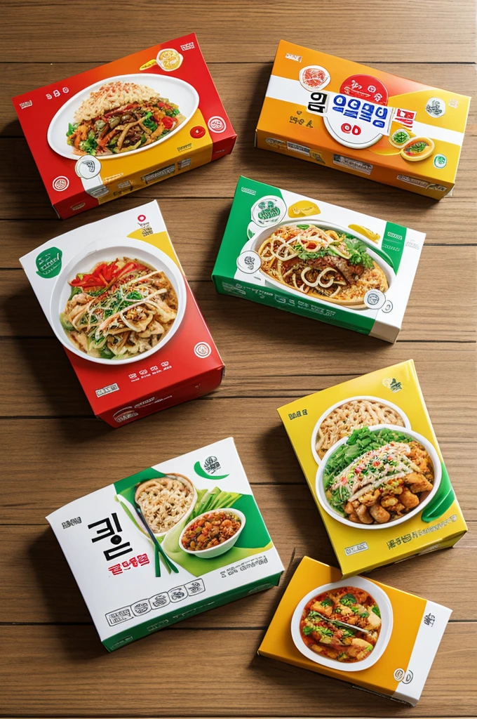 Korean style food packaging design