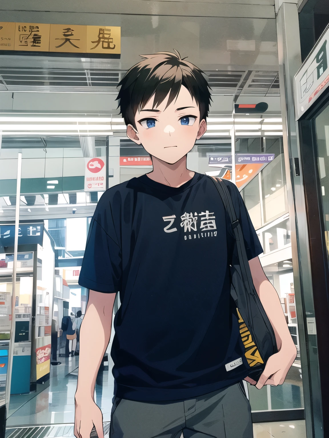 Anime boy cool cute skin white