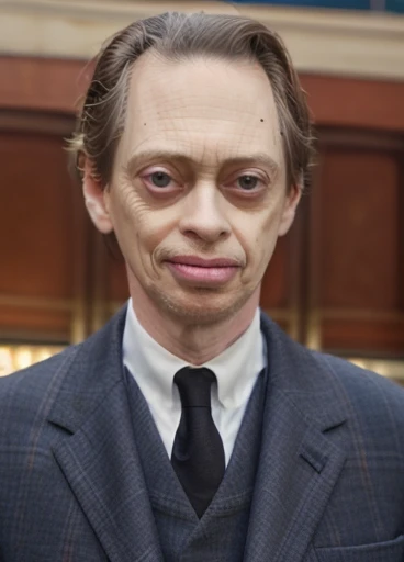 sb1, headshot, man, solo, man in suit, full body, full body shot, white background, no background, PNG, natural lighting, no shadows, ultra detailed, hyperrealistic, 80mm, 4k, 8k, 8k realistic, sharp focus, intricate, high resolution steve buscemi petting a penguin stuffed toy, boardwalk empire