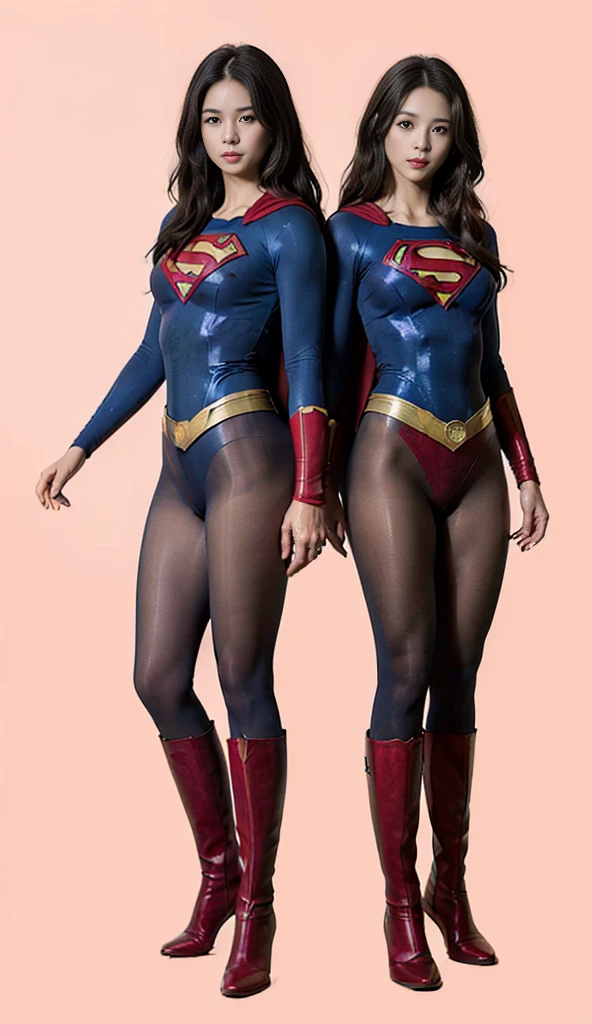 No background、(((Beautiful legs in black tights.)))、(((Legally express the beauty of your smile)))、((((Make the most of your original images)))、(((体にぴったりフィットするSupergirl Costume)))、(((Supergirl Costume)))、(((short and beautiful hair)))、(((suffering)))、(((Please wear black tights....、Wear red boots)))、((Best image quality、8K))、((Highest quality、8K、masterpiece:1.3))、(((Preserve background )))、Sharp focus:1.2、Beautiful woman with perfect figure:1.4、Slim Abs:1.2、Wet body:1.5、Highly detailed face and skin texture、8K